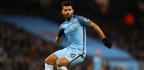 Sergio Agüero droht bei Manchester City der Platz auf der Bank Sergio Agüero