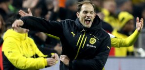 Thomas Tuchel freute sich über den Sieg seiner Dortmunder Thomas Tuchel