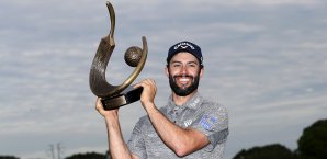 Adam Hadwin freute sich sichtbar über seinen ersten Tour-Sieg Adam Hadwin