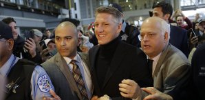 Bastian Schweinsteiger wurde in Chicago umjubelt empfangen Bastian Schweinsteiger