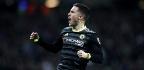 Eden Hazard brachte Chelsea auf die Siegerstraße Eden Hazard