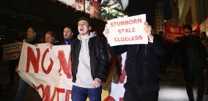 Die Fans des FC Arsenal sind mit Arsene Wenger nicht zufrieden FC Arsenal