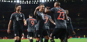 Der FC Bayern hat in der Champions League gegen Arsenal gewonnen FC Bayern