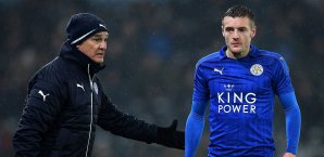 Jamie Vardy ist für Manche schuld an der Entlassung von Claudio Ranieri Jamie Vardy, Claudio Ranieri