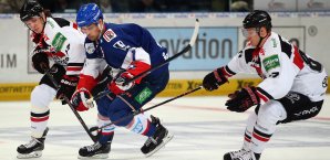 Kölner Haie und Adler Mannheim sorgten 2008 für das längste Spiel in der DEL Kölner Haie