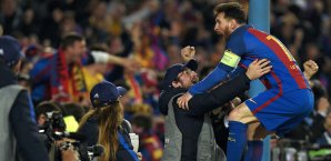 Lionel Messi hat gute Chancen auf einen Treffer Lionel Messi