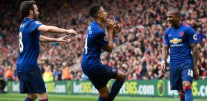 Manchester United gewann sein 600. Spiel Manchester United