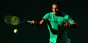Nick Kyrgios brachte Australien ins Halbfinale Nick Kyrgios