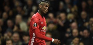 Paul Pogba hat sich in der Europa League am Oberschenkel verletzt Paul Pogba