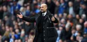 Pep Guardiola hat zu ungewöhnlichen Maßnahmen gegriffen Pep Guardiola