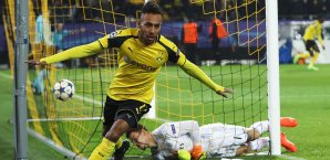 Aubameyang traf für den BVB dreifach Pierre-Emerick Aubameyang