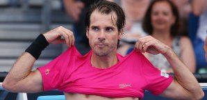 Tommy Haas hat gelassen auf den speziellen Zuschauer reagiert Tommy Haas
