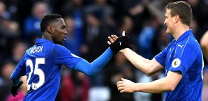 Wilfried Ndidi spielt seit Winter gemeinsam mit Robert Huth bei Leicester City Wilfried Ndidi