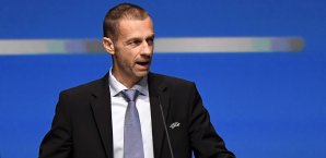 UEFA-Präsident Aleksander Ceferin kritisiert 'Superliga' und Karl-Heinz Rummenigge Aleksandar Cefrin