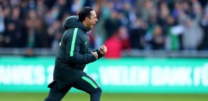 Alexander Nouri brachte Werder wieder auf die Erfolgsspur Alexander Nouri, Werder Bremen