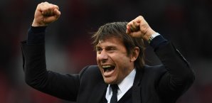 Antonio Conte will das Double holen Antonio Conte