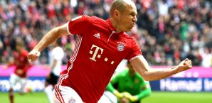 Arjen Robben zieht mit Oranje-Ikone Johan Cruyff gleich Arjen Robben