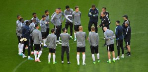 Der AS Monaco trainierte nach der Spielabsage im Signal-Iduna-Park AS Monaco