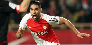 Falcao brachte der AS Monaco mit seinem Treffer den Sieg AS Monaco