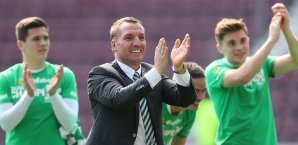 Brendan Rodgers dominiert mit Celtic Glasgow die schottische Liga Brendan Rodgers
