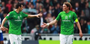 Frank Baumann will Clemens Fritz und Claudio Pizarro bei Werder Bremen halten Clemens Fritz, Claudio Pizarro