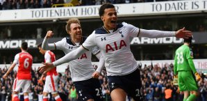 Dele Alli erzielte den ersten Treffer für die Tottenham Hotspur gegen den FC Arsenal Dele Alli