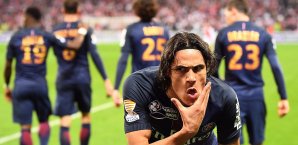 Edinson Cavani und PSG präsentierten sich zunächst in bestechender Form Edinson Cavani