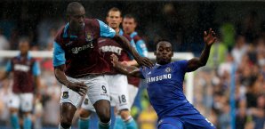 Einst Gegener, jetzt Vereinskollegen: Michael Essien und Carlton Cole Essien, Cole