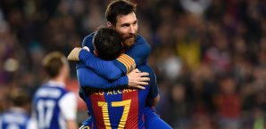 Lionel Messi und Paco Alcacer sicherten dem FC Barcelona den Sieg gegen Real Sociedad FC Barcelona
