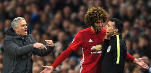 United kann mit dem Remis deutlich besser leben Fellaini