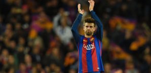 Gerard Pique war nach dem Aus in der Champions League beeindruckt von den Fangesängen im Camp Nou Gerard Pique