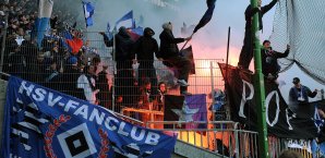 Polizei rechnet mit 600 gewaltbereiten Fans bei Nordderby HSV Fans
