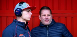 Jos Verstappen (re.) mit seinem Sohn Max Verstappen (li.) Jos Verstappen
