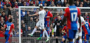 Robert Huth brachte Leicester mit dem Kopf in Führung Leicester City