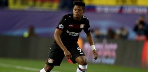 Leon Bailey konnte bei Bayer Leverkusen bis jetzt noch nicht so richtig Fuß fassen Leon Bailey