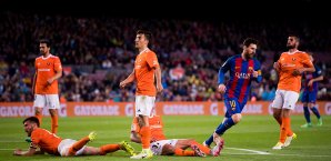 Lionel Messi erzielte gegen CA Osasuna einen Doppelpack Lionel Messi