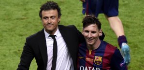 Luis Enrique verlässt Barcelona im Sommer Luis Enrique, Lionel Messi
