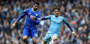 Das Hinspiel entschieden die Blues mit 3:1 für sich Manchester City, Chelsea FC