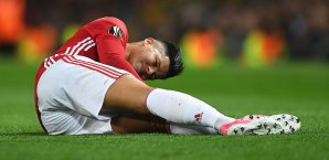 Marcos Rojo verletzte sich gegen Anderlecht am Knie Marcos Rojo