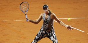 Maria Sharapova bereitet sich in Stuttgart vor Maria Sharapova