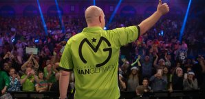 Michael van Gerwen verpasste Adrian Lewis einen Whitewash Michael van Gerwen