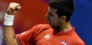 Novak Djokovic schlug Albert Ramos-Vinolas in drei Sätzen Novak Djokovic