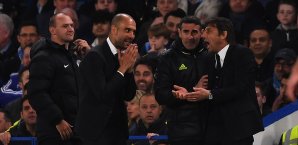 Pep Guardiola legte sich bei der Niederlage in London mit Chelsea-Verantwortlichen an Pep Guardiola