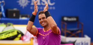 Rafael Nadal feiert seinen zehnten Sieg in Barcelona Rafael Nadal