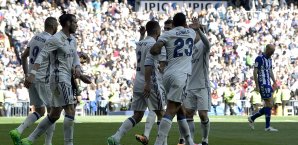 Real Madrid machte es erst in den letzten Spielminuten eindeutig Real Madrid