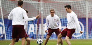 Robert Lewandowski meldet sich fit für das Spiel gegen Real Madrid Robert Lewandowski