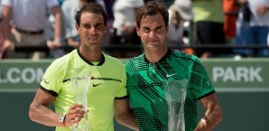 Roger Federer gewann das Finale von Miami gegen Rafael Nadal Roger Federer