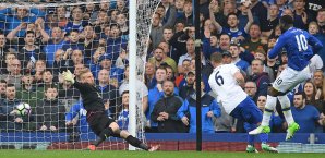 Everton: Romelu Lukaku erzielte einen Doppelpack gegen Leicester Romelu Lukaku