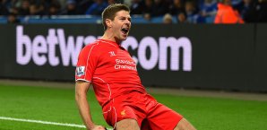 Steven Gerrard lief über 700 mal für Liverpool auf Steven Gerrard