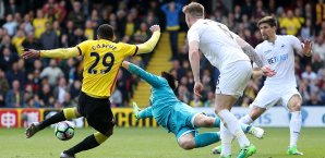 Etienne Capoue besorgte für Watford den Sieg gegen Swansea Swansea City, Watford